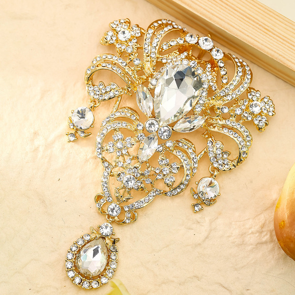 creative high-end fashionable brooch drop-shaped