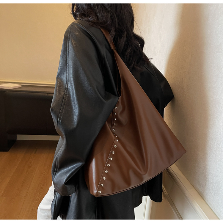 Retro torba za ženske, velika torbica za ramo za vsakdanjo rabo_voghion.com