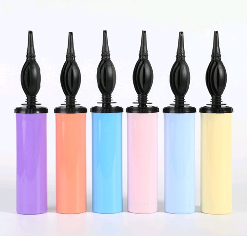 Balloon inflator macaron hand push two-way plastic inflatable pump