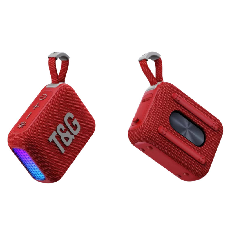 新型TG445MINI Bluetoothスピーカー、LEDカラフルライト、屋外ポータブル、カード対応、プチギフト、低音重視|undefined