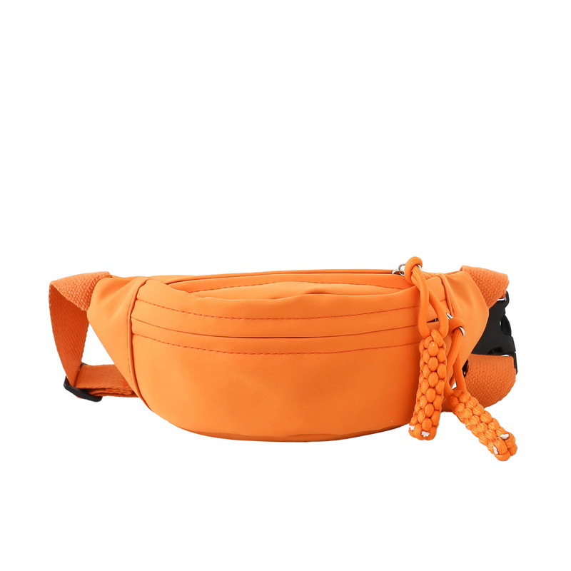 Comercio exterior Internet celebridad bolso de los niños 2024 Nuevo estilo occidental bolso de pecho de crossbody de los muchachos personalidad simple lienzo bebé pequeño bolso de la cintura