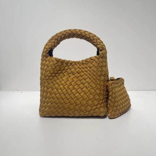 Diving Material Hand-Woven Bag Summer High-End Niche Design Women's Bag Handbag Shoulder Bag Vegetable Basket Bag