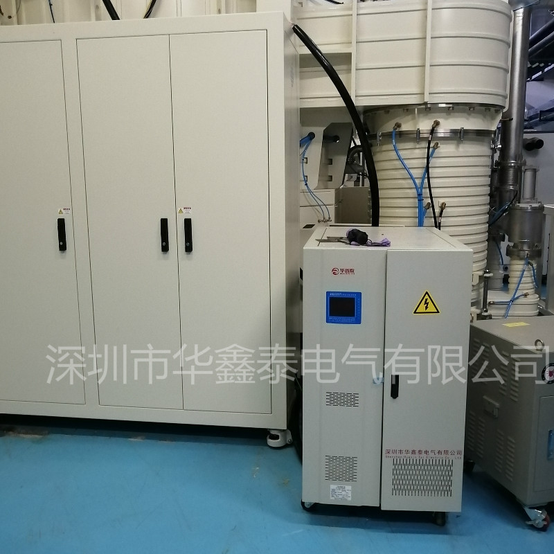 七台150KVA150KW三相高精度交流出货东莞使用韩国真空镀膜机现场