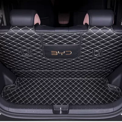 Suitable for BYD Seagull Trunk Mat Seagull Suitable Tail Mat Seagull Modified Interior Box Tail Mat Storage Box (Trunk Mat) - classic-black-rice-seagull-main-cushion-with-seat-back