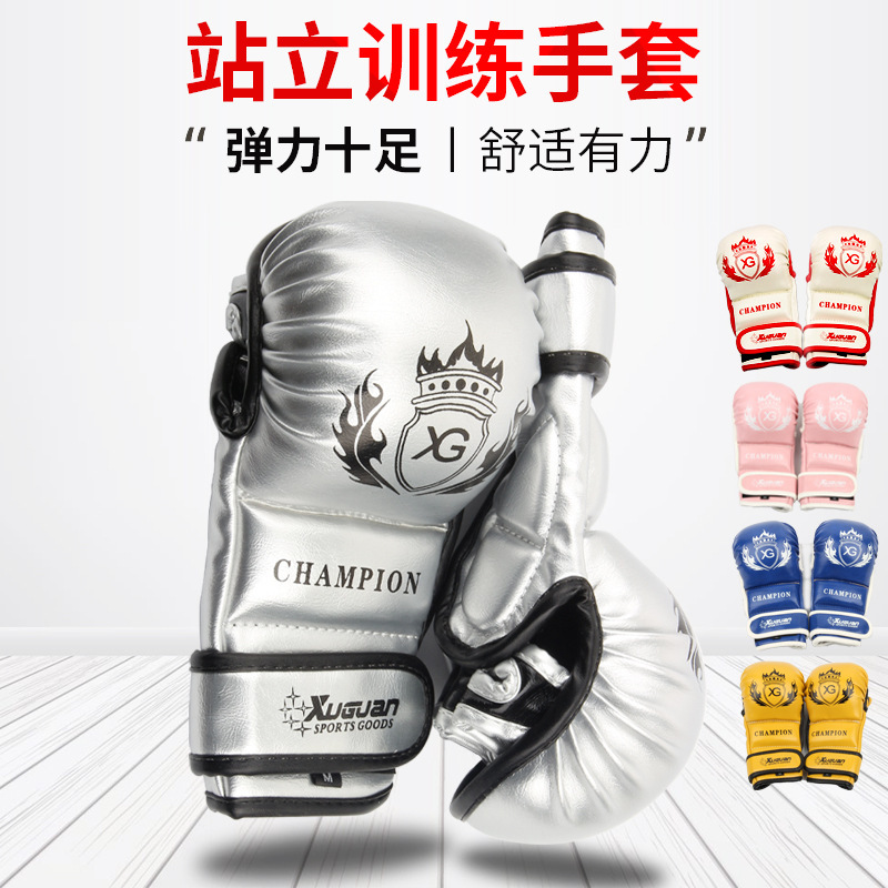 Factory wholesale boxing training gloves foam liner boxing gloves adult sanda boxing gloves men and women
