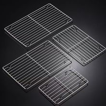 有脚凉网平烧烤网烤箱网架面包烘焙滤水架长方形冷却沥油网烤肉架