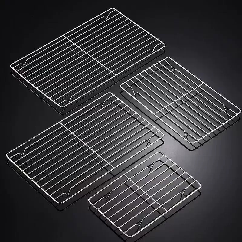 Жилая холодная сетка плоская сетка для барбекю, сетка для духовки, подставка для выпечки, решетка для выпечки воды, держатель для воды, прямоугольная охлаждающая сетка, решетка для барбекю