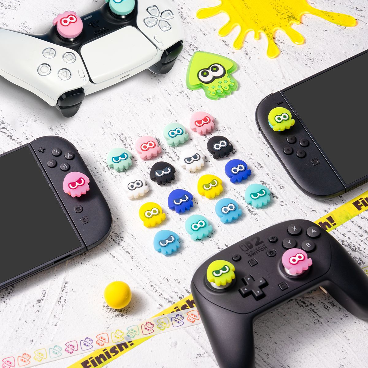 Suitable for Nintendo switch2 rocker cap ns2 Splatoon silicone…