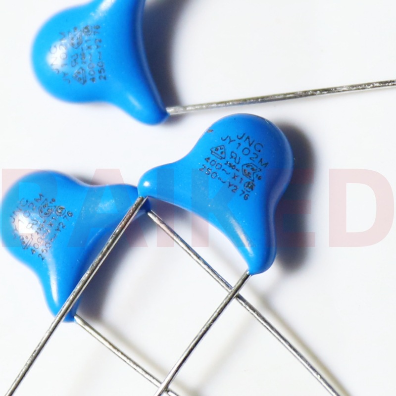 JNC JY102M 400V X1 250V Y2 安规电容 脚距7MM 250VAC Y电容 1nF