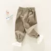 Khaki R pants spring and autumn