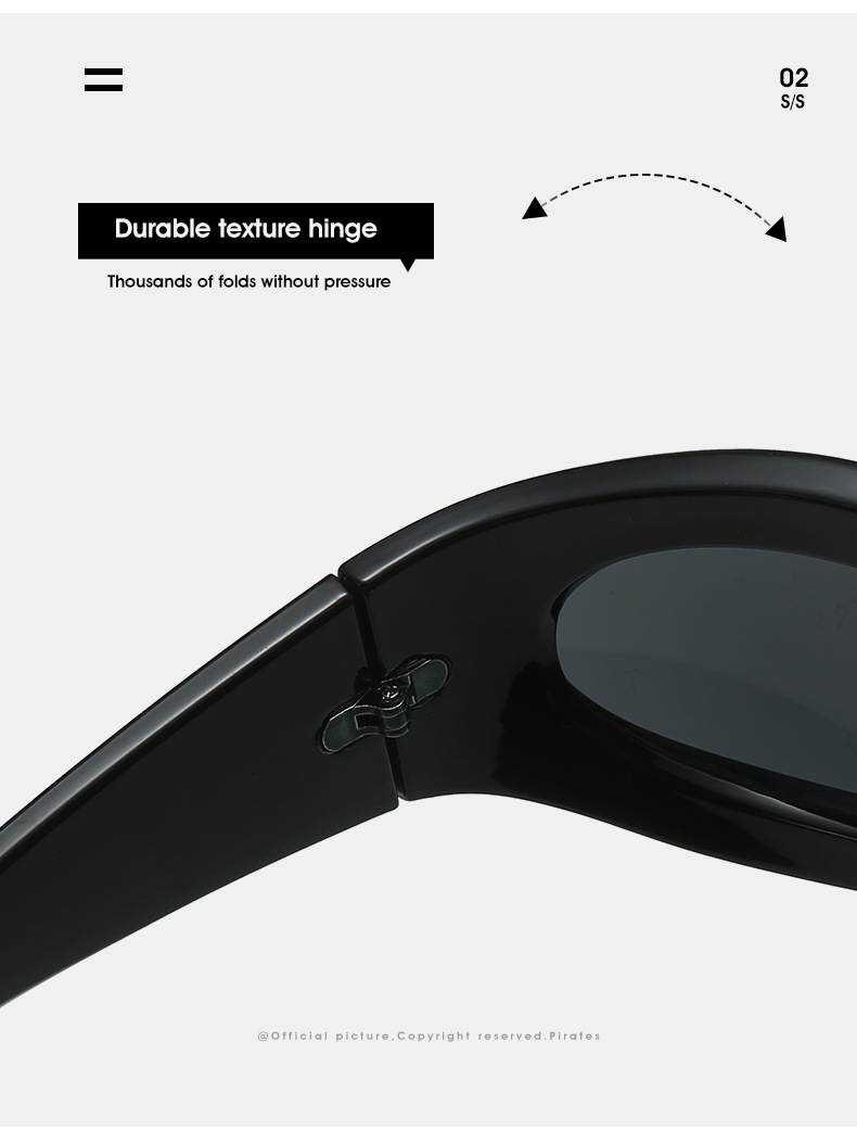 Nuovi occhiali da sole sportivi Y2K Spice Girl Macaron Occhiali anti UV personalizzati all'avanguardia_voghion.com