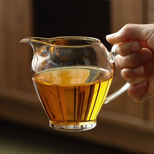 Moral Workshop Fair Cup Thick Glass Japanese Style Tea Cup Tea Ceremony Accessories Tea Infuser Gongfu Tea Set Tea Divider Wholesale