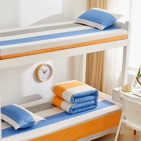 Orange and blue strip