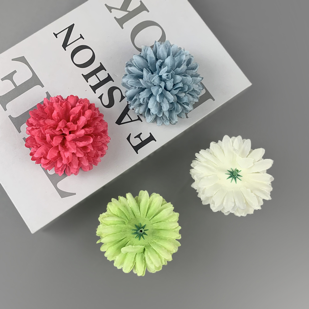 Simulación bola de flores de 7cm boda decoración del hogar al por mayor diy ping pong bola de flores falsas flores de seda fotos