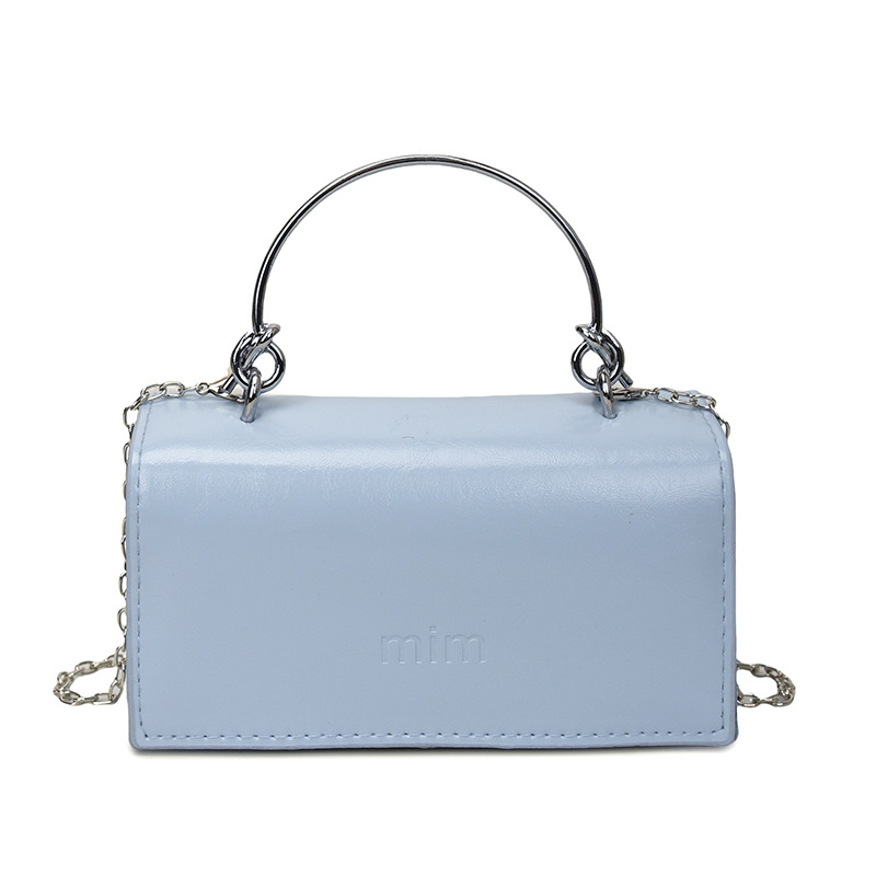 Cadenas de alta sensación mini bolso cuadrado para mujeres 2025 nuevo bolso de mano comercio exterior transfronterizo bolso de hombro