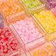 Children's beaded toys handmade diy loose beads material package girl bracelet educational toys glass hand beaded necklace