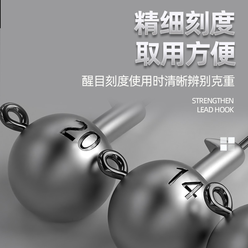 Blood Slot Enhanced Lead Head Hooks Factory Wholesale Fishing Tackle Store: Lure Soft Worm Hooks in Bagged, Boxed, or Canned Lead Head Hooks