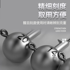 Blood Slot Enhanced Lead Head Hooks Factory Wholesale Fishing Tackle Store: Lure Soft Worm Hooks in Bagged, Boxed, or Canned Lead Head Hooks