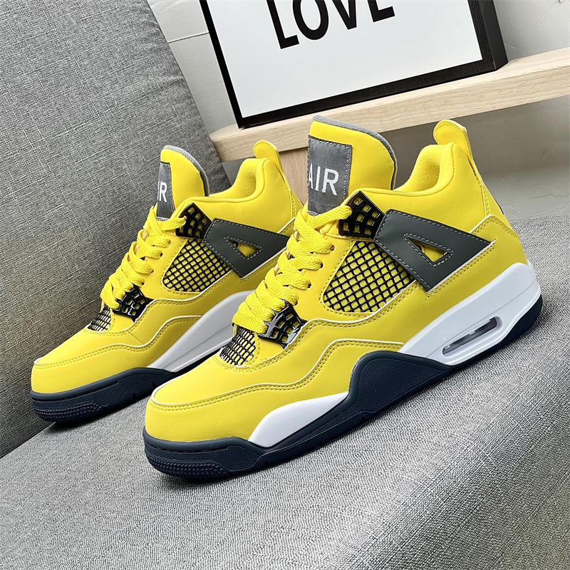 Zapatillas de baloncesto Retro Putian, alas de cicatriz AJ4, zapatos de baloncesto Retro, zapatos de skate casuales, tabuleones deportivas