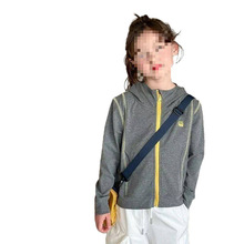 女童外套女孩春秋上衣拉链休闲风外套卫衣儿童可爱洋气上衣褂子潮