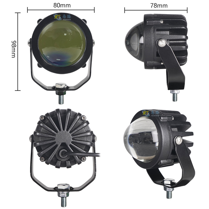 Fuchera LED de 3 pulgadas carcasa de foco de motocicleta carcasa de luz de coche eléctrico carcasa de luz de coche de motocicleta carcasa de luz de coche