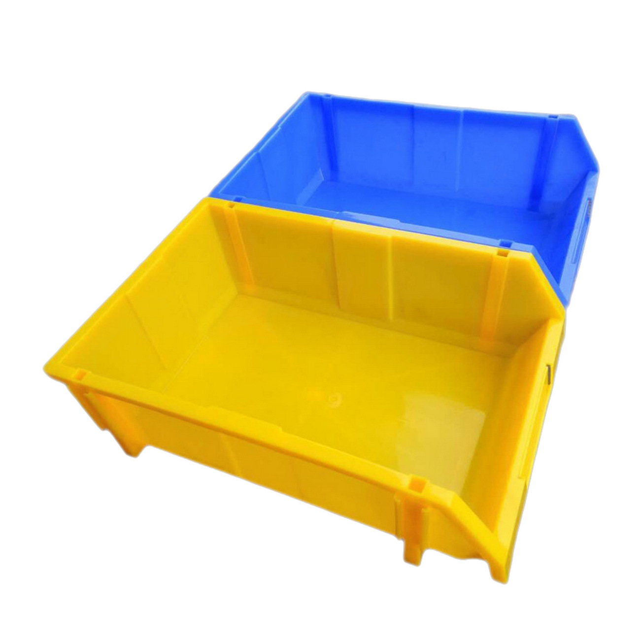 斜口零件盒组立式零件盒仓储货架物料盒塑料周转箱工具配件方盘