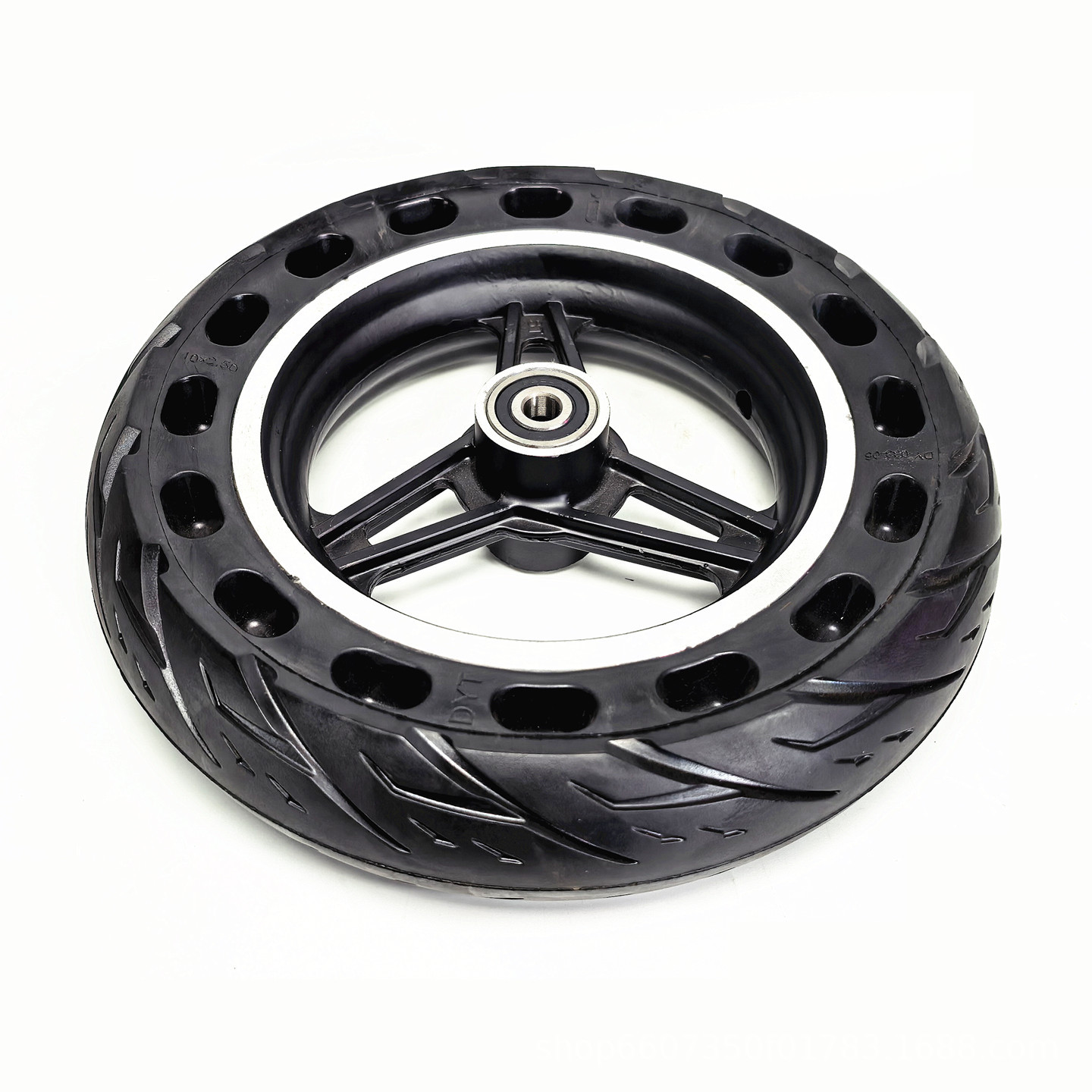 10inch Electric skateboard DIY modified go-kart explosion-proof tire wheel assembly 10x2.50 honeycomb solid tire complete wheel