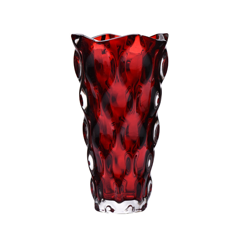 Nórdico creativo ondas vasos de vidrio transparente flores hidropónicas caseras rosa lirio sala de estar decoración floral de suelo