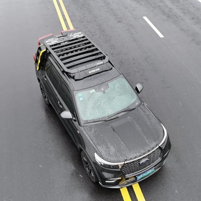 Explorer Roof Rack Ladder Side Account Off-road Refit Roof Expansion Platform Outdoor Storage Rack Travel Rack