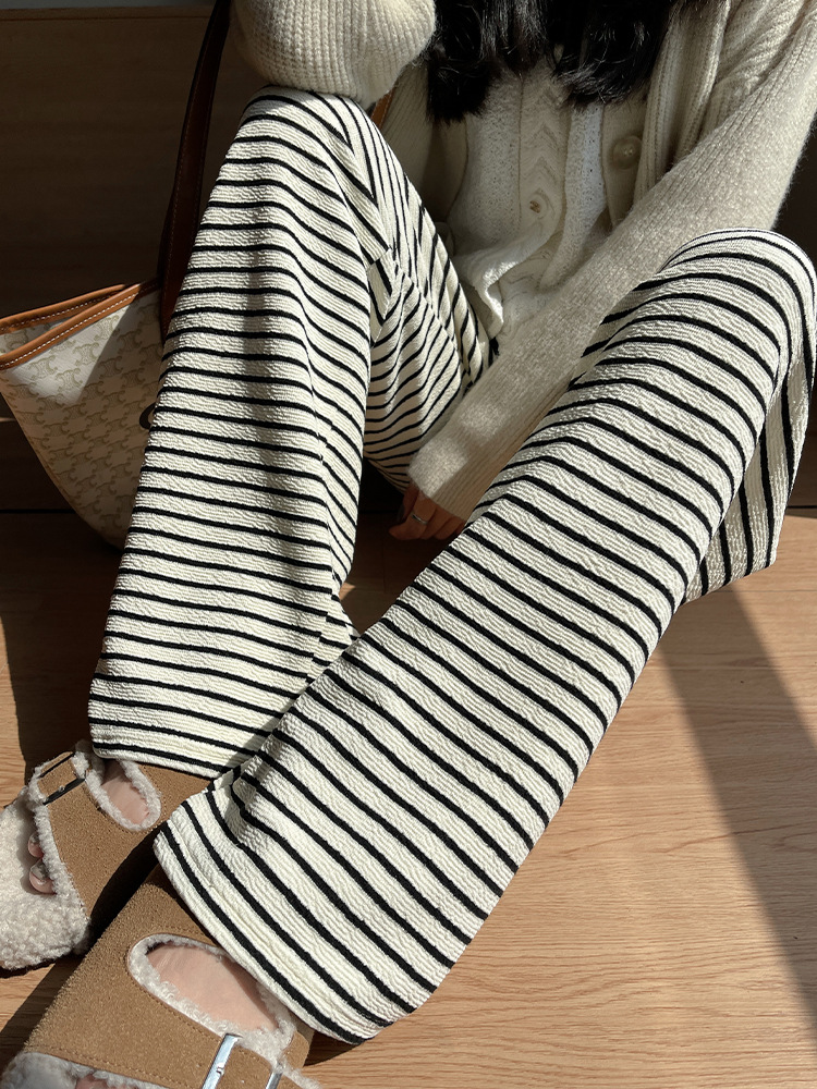 Autumn knitted trousers