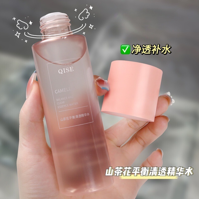 Qise Camellia バランス クリア エッセンス ミルク セット ウォーター ミルク 水分補給と保湿の補充 さわやかな肌の水|undefined