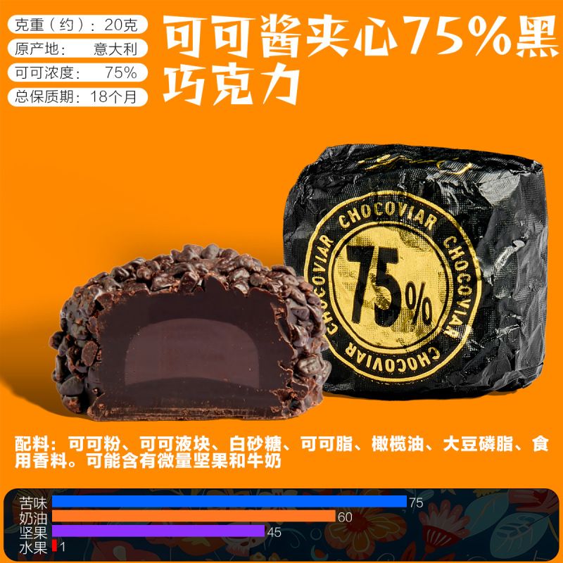 イタリア輸入 VENCHI/ウェンチ ダークチョコレートキャビア バルクスナック 個包装 ウェディングキャンディサンド|undefined