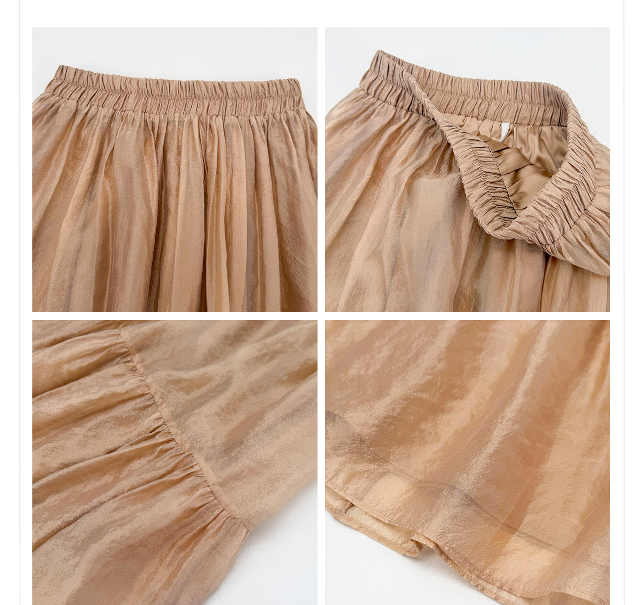 Bộ váy áo khoác + đầm maxi thắt eo phong cách Tân Trung Hoa, họa tiết jacquard nổi bật — nửa váy, Trang chủ, áo khoác chi tiết 27