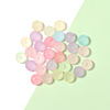 100 pieces/Bao Yayli Macaron color with holes and paint, transparent scrub, diy beaded beaded jewelry wholesale