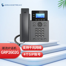 Grandstream 潮流GRP2602G千兆级双线路高清IP电话 SIP网络电话机