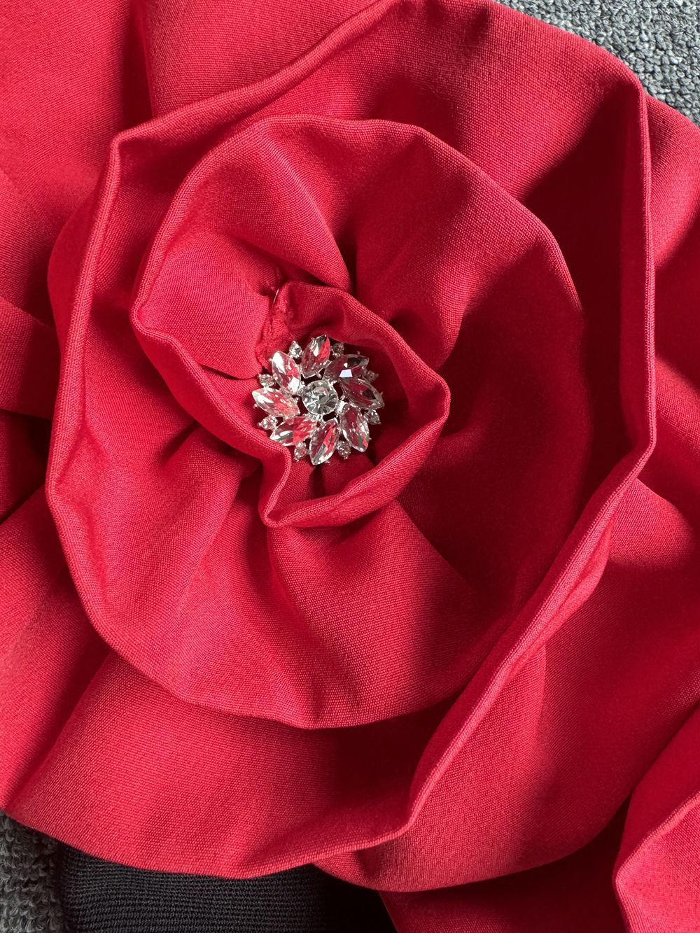 Women's Clothing Red Fashion Large Flower Slim Tube Top Sleeveless Tight Casual Long Bandage Dress Evening Dress Women's Clothing_voghion.com