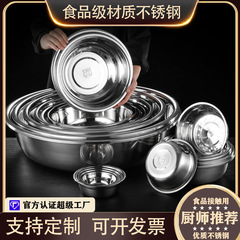 食品グレード 304 深いバケツ洗面器ラウンド大型洗面器野菜洗面器大型商業バケツ洗面器ステンレス鋼洗面器逆洗面器