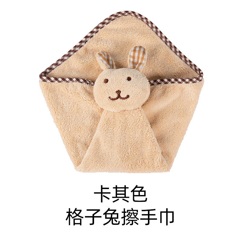 Toalla de mano al por mayor de fábrica colgando fuerte absorbente hogar lindo coral polar Corea del Sur Toalla de mano para mujeres