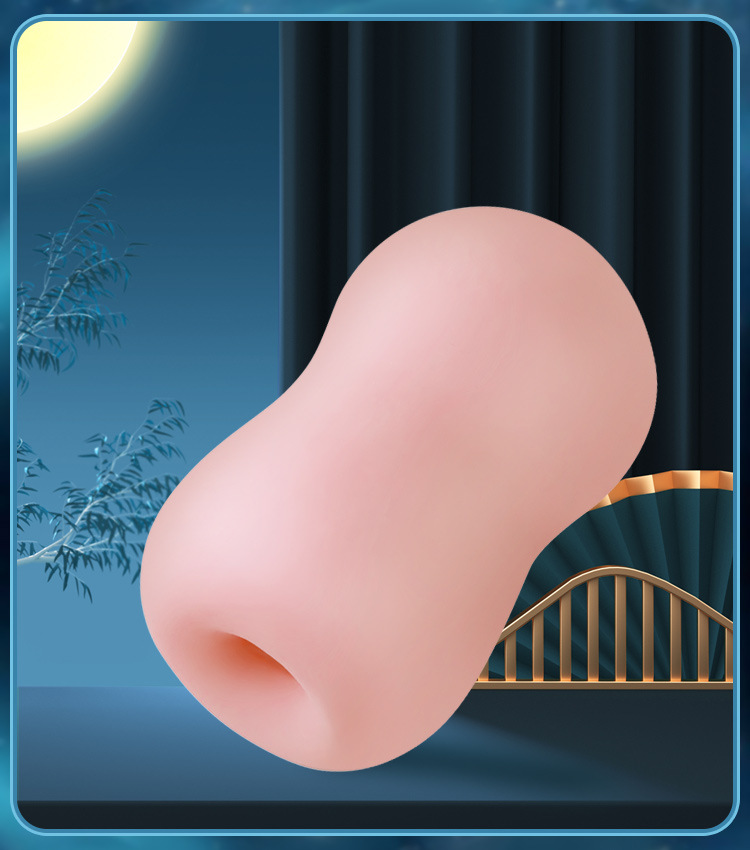 Male Masturbator with Realistic Vagina and Buttocks Mold, Manual TPE Airplane Cup Design — detail image 8