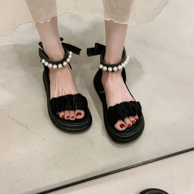 Sandalias francesas para mujer verano 2025 nuevo estilo rojo estilo caliente ligero y de alto valor moda sandalias de todo fósforo para mujer con falda