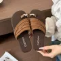 夏天外穿小众平底凉拖