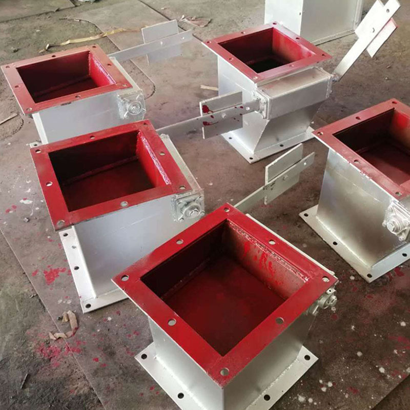 各种型号翻板阀双层电动重锤放料阀单层卸灰阀单开双开翻板阀