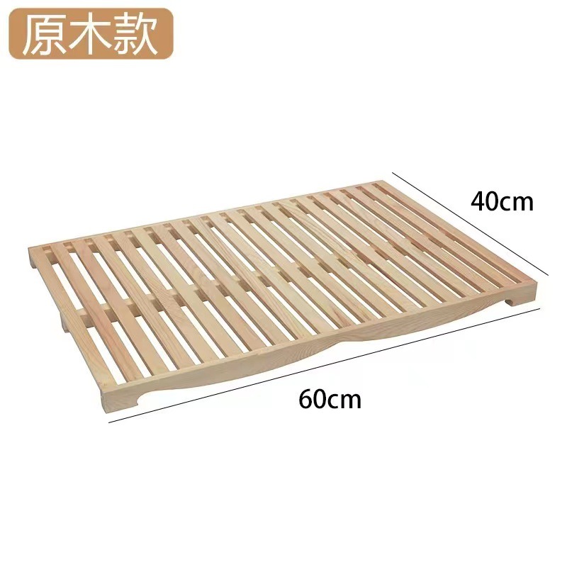 木质托盘长方形烘焙盘蛋糕店面包糕点盘木格栅松木制展示架实木