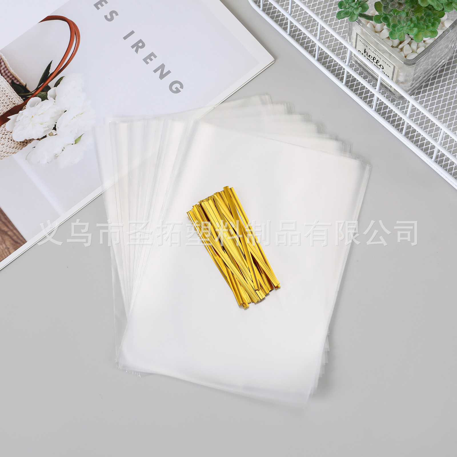 Bolsas transparentes transfronterizas de palomitas de maíz de frutas y verduras bolsas de preservación desechables bolsas de dulces de color al por mayor
