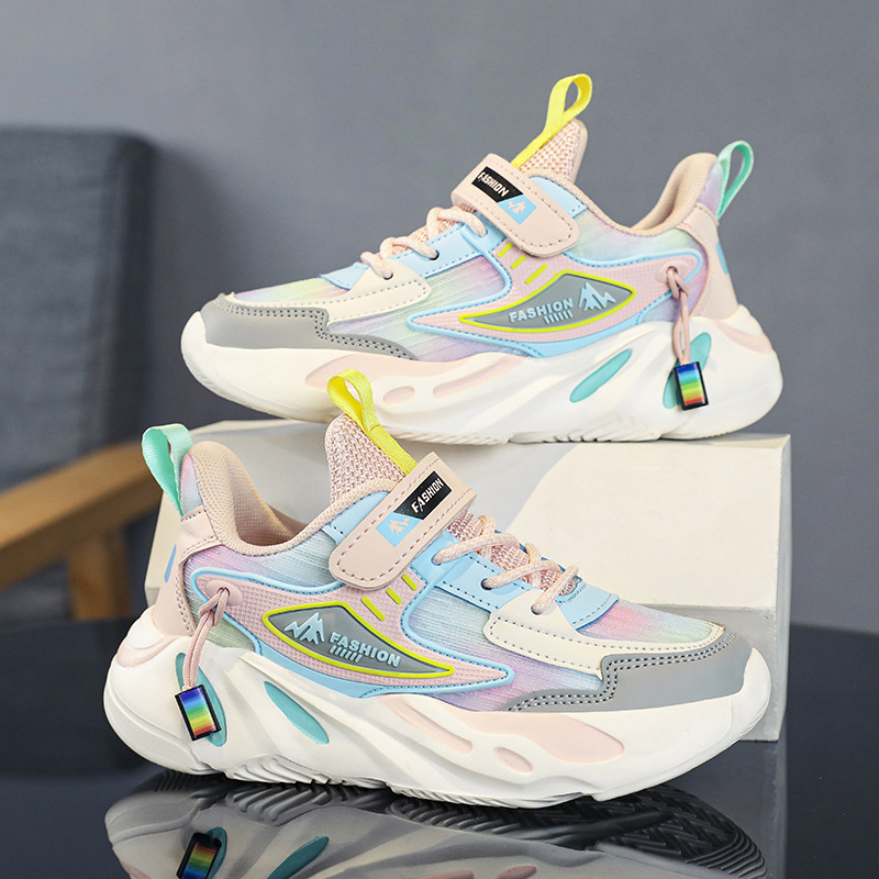 Zapatos de invierno de algodón cálido para niños, niñas, niños, niños, zapatos de correr casuales, velcro