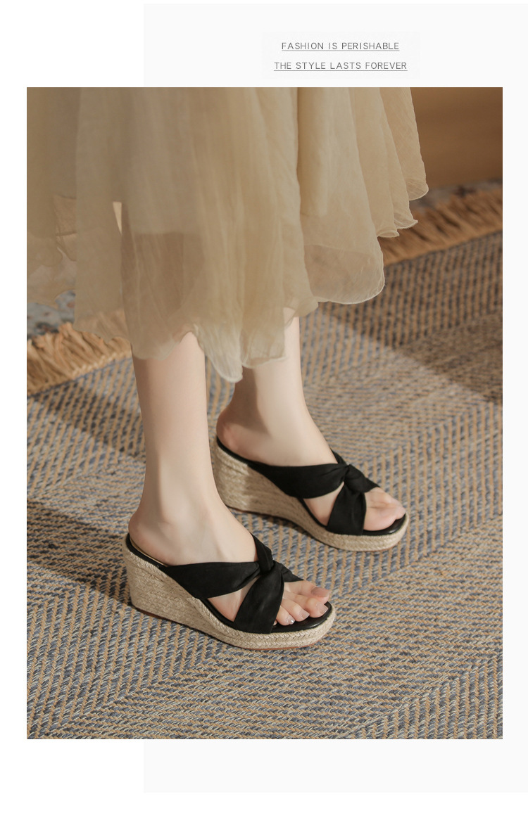Sandal cao gót nữ hở mũi đế xuồng gót 9 cm — màu đen chi tiết 14