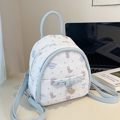 かわいい女の子の外出小さなバックパック女性のための 2025 夏の新しい多用途通勤バックパック学生指導小さなスクールバッグ