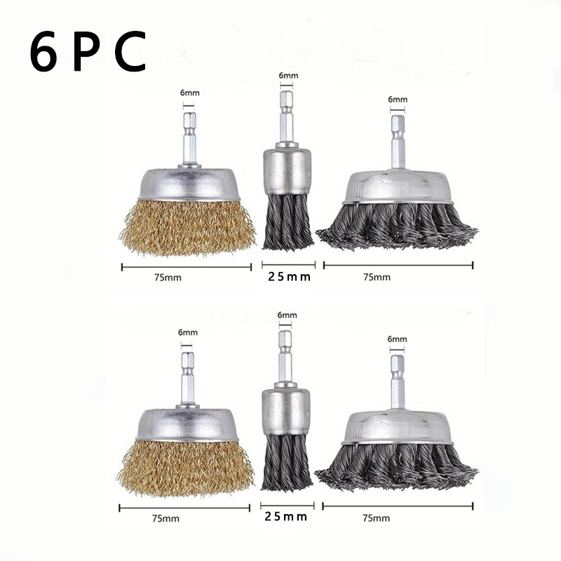 Rueda de alambre de taladro eléctrico de traje transfronterizo con varilla de molienda derusting taladro eléctrico de molienda eléctrica de alambre de cobre de alambre de acero inoxidable cepillo de alambre