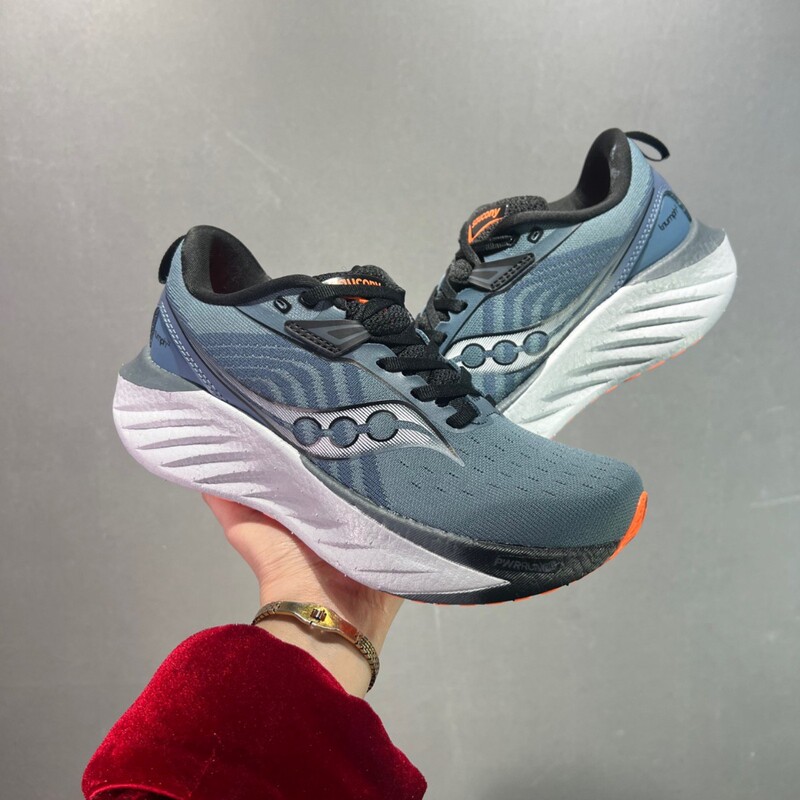 Cross-Border Pure Original Saucony Victory 22 Generation Outdoor Running Shoes Mesh Breathable Men's and Women's Sports Shoes