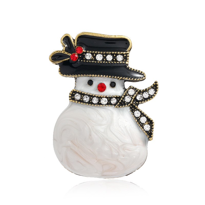 Fashion Snowman Alloy Stoving Varnish No Inlaid Women's Brooches display picture 10